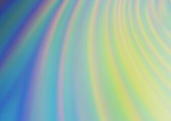 Light Blue, Green vector blurred shine abstract template.