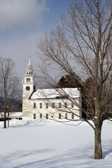 Fototapeta na wymiar Fitzwilliam Town Hall, New Hampshire