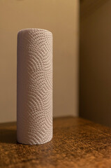 kitchen roll on the table