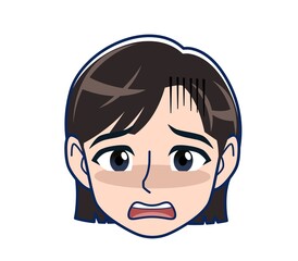 Beautiful woman dressed in red clothes