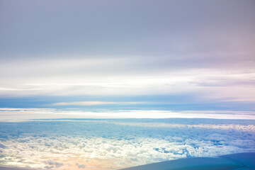 機内から見た風景