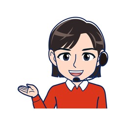 Beautiful woman dressed in red clothes