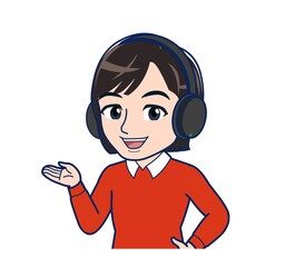 Beautiful woman dressed in red clothes