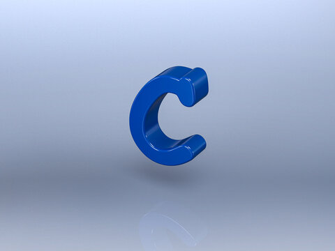 Artistic letter using a computer
