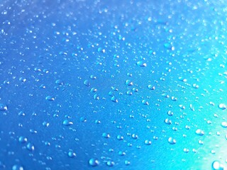 Naklejka na ściany i meble Abstract water drop texture image for optional focus rainy season concept background.