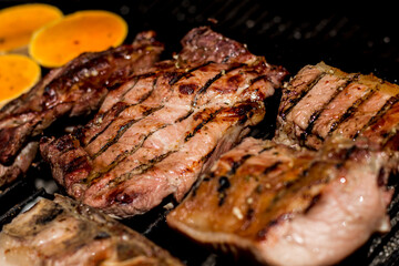 Carne y verduras asadas 5