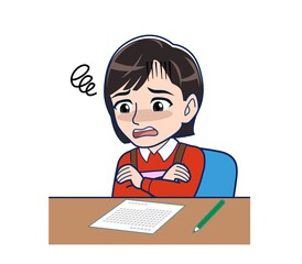 Beautiful woman in a pink apron