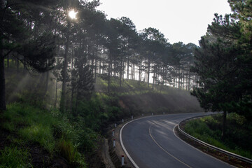 road in the mountains