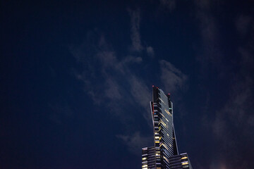 City tower night