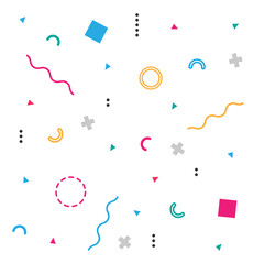 Memphis style geometric background playful design, abstract modern geometric background design template graphics, colorful geometric shape pattern
