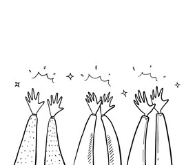 applause hand drawn