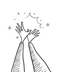 applause hand drawn