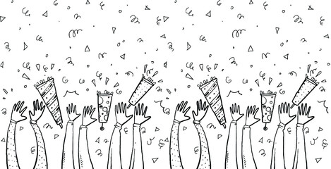 applause hand drawn