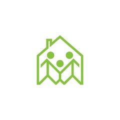 Family House care logo template