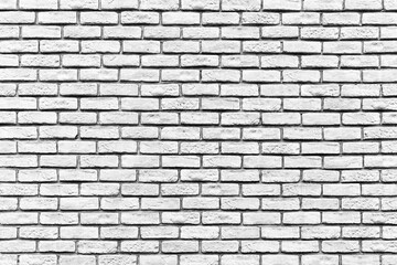 Fototapeta premium White stone brick wall seamless background and pattern texture