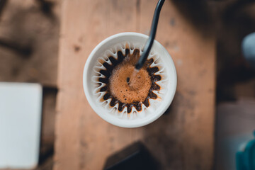  dripping coffee at home and slow coffee bar style