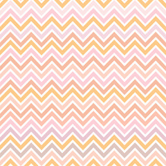 Very colorful waves seamless pattern isolated on white background. Suitable for wrapping paper, wallpaper, fabric, backdrop and etc.