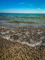 waves on the beach