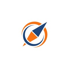 Compass Logo Icon Design Vector

