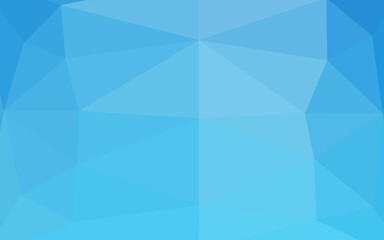 Obraz premium Light BLUE vector shining triangular pattern.