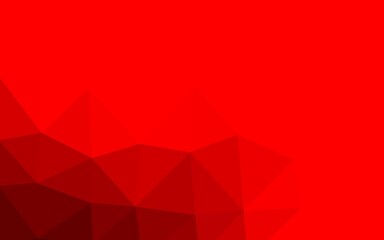 Light Red vector blurry triangle pattern.