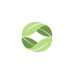 leaf world nature logo
