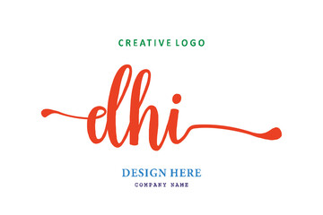 simple DHI lettering logo is easy to understand, simple and authoritative