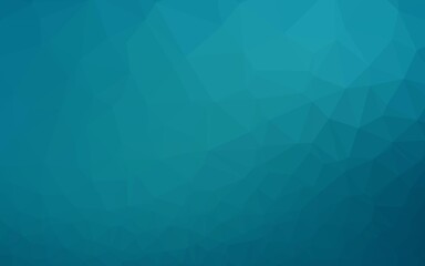 Dark BLUE vector abstract polygonal texture.