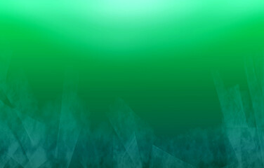 Green watercolor background texture, abstract gradient painted white clouds with dark green border grunge