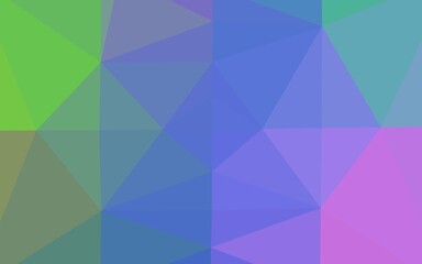 Obraz premium Light Multicolor, Rainbow vector low poly layout.