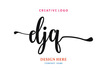 simple DJQlettering logo is easy to understand, simple and authoritative