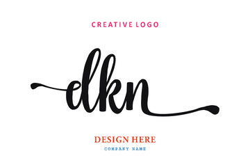simple DKNlettering logo is easy to understand, simple and authoritative
