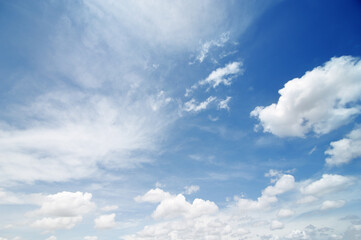 Naklejka na ściany i meble blue sky clouds background
