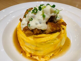 チキン南蛮 オムライス2