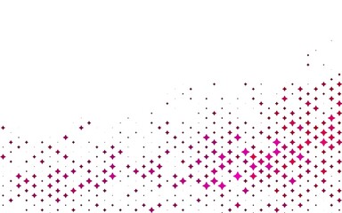 Light Purple, Pink vector background with colored stars.