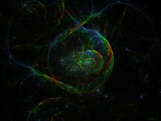 Imaginatory fractal background Image