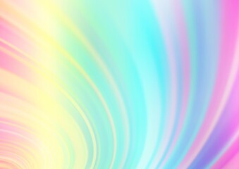 Obraz premium Light Multicolor, Rainbow vector glossy abstract background.
