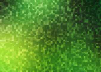 Light Green, Yellow vector pattern in square style.