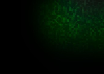 Dark Green vector pattern in square style.