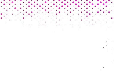 Light Pink vector texture with disks.