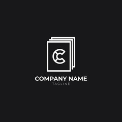 Lettermark, C alphabet logo vector for awesome bussines, company, startup or corporation identity
