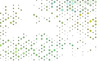 Light Green, Yellow vector template with sky stars.