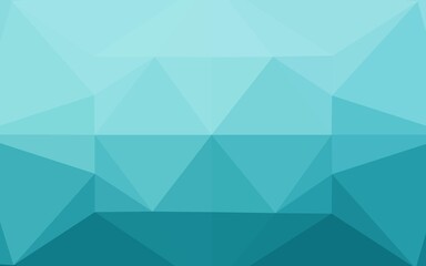 Light BLUE vector abstract polygonal texture.