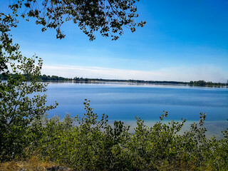 summer warm day on the lakes