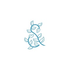letter & with leaf logo
