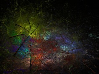 Imaginatory fractal background Image