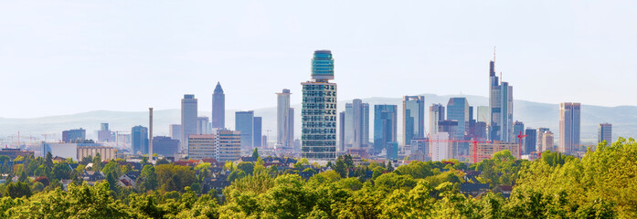 Skyline Frankfurt am Main, Ausblick von Aussichtsturm