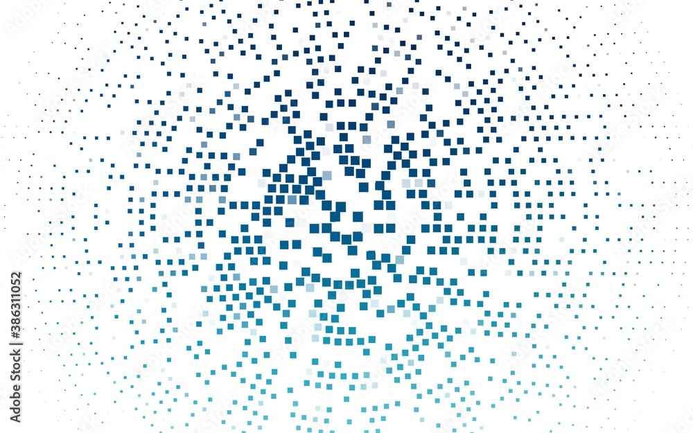 Poster light blue vector texture in rectangular style.