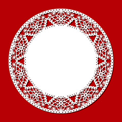 レースペーパー 背景 フレーム 素材 ベクター イラスト 水色 青 Wall Mural Necology