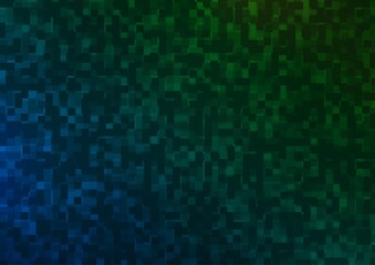 Light Blue, Green vector background with rectangles.